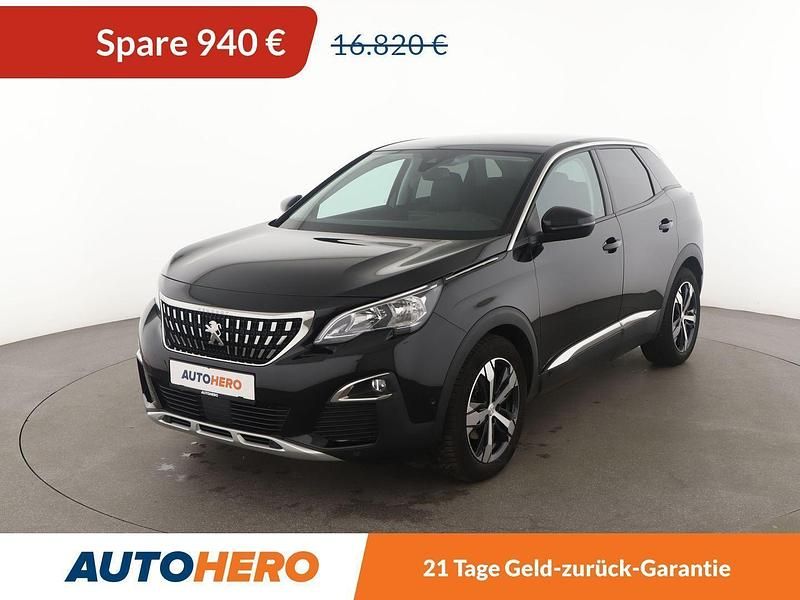 Schwarz Gebraucht 2019 Peugeot 3008 Allure SUV | 15.880 € (Guter Preis) - Bild 1/3