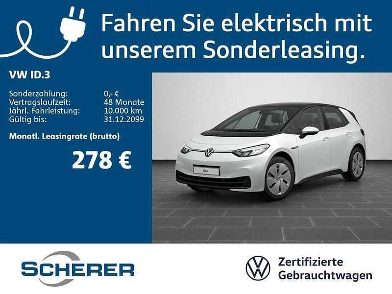 Gebraucht VW ID.3 Pure 110 kW (150 PS) 2022 Weiß Kleinwagen