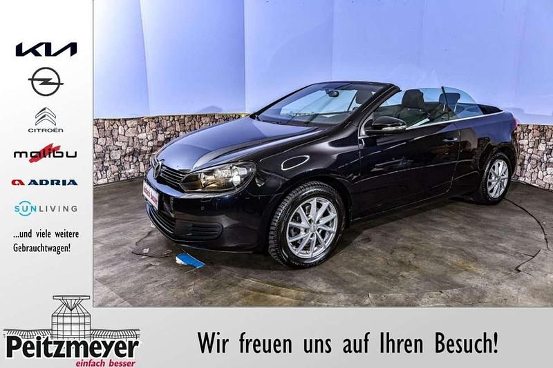 Schwarz Gebraucht 2014 VW Golf Cabriolet Cabrio | 13.490 € (Teuer) - Bild 1/4