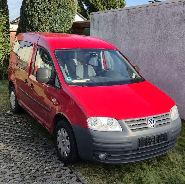 Gebraucht VW Caddy Edition 80 PS (58 kW) 2009 Rot Van / Kleinbus