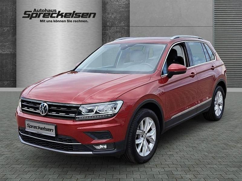 Rot Gebraucht 2019 VW Tiguan Highline SUV | 23.490 € (Guter Preis) - Bild 1/4
