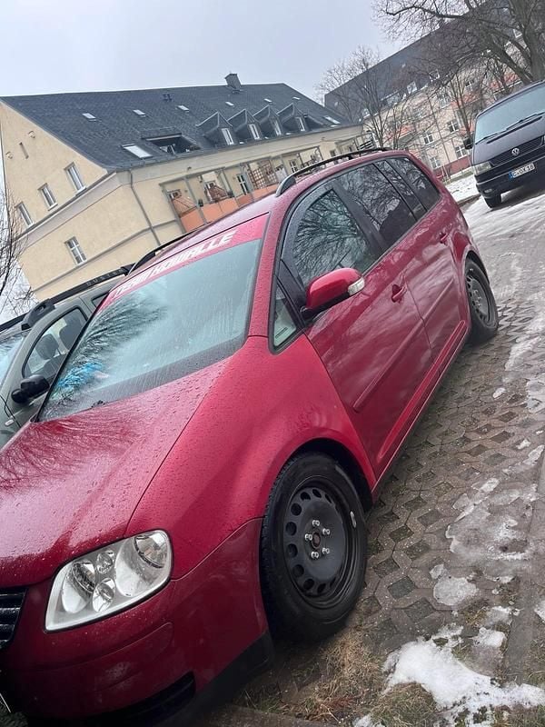 Gebraucht VW Touran 2003 Rot Van / Kleinbus