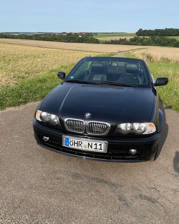 Schwarz Gebraucht 2000 BMW 325 Cabriolet Cabrio | 9.000 € (Fairer Preis) - Bild 1/4