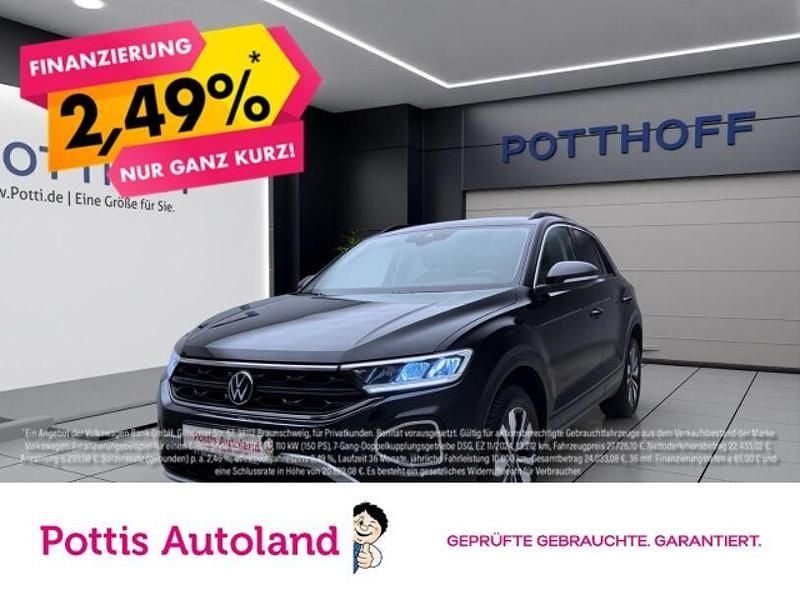 Schwarz Gebraucht 2025 VW T-Roc Goal SUV | 21.496 € (Guter Preis) - Bild 1/4