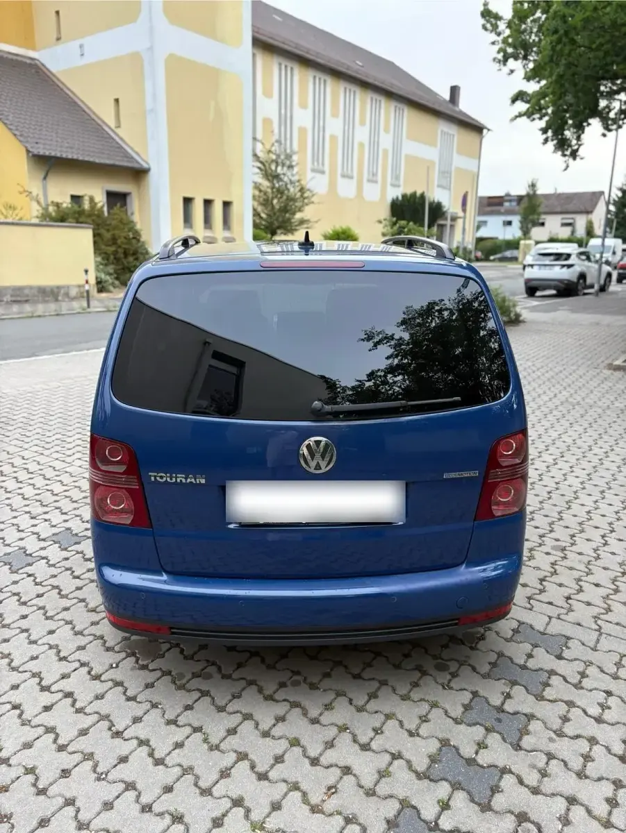 Gebraucht VW Touran United 2008 Blau Van / Kleinbus