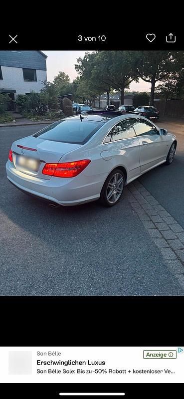 Weiß Gebraucht 2009 Mercedes E350 AMG Coupé | 6.500 € (Superpreis) - Bild 1/4