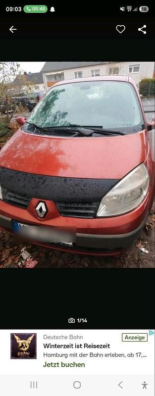 Rot Gebraucht 2006 Renault Grand Scénic II Van / Kleinbus | 1.400 € - Bild 1/4