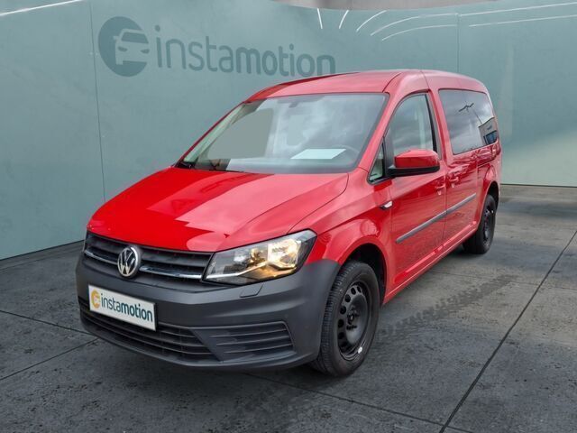 Gebraucht VW Caddy Trendline 102 PS (75 kW) 2018 Rot Van / Kleinbus