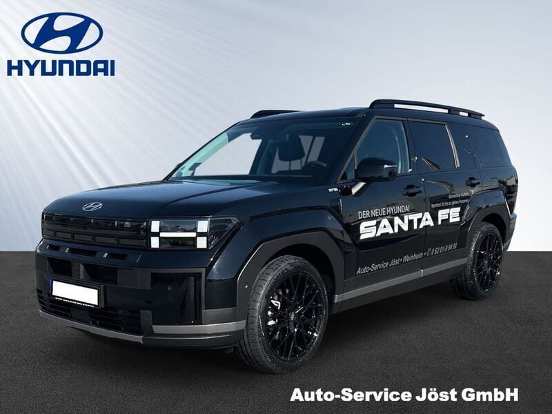 Mic (schwarz Gebraucht 2024 Hyundai Santa Fe Intro Edition SUV | 49.950 € - Bild 1/3