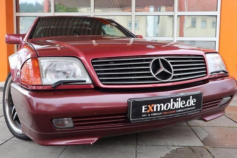 Rot Gebraucht 1994 Mercedes SL320 Cabrio | 12.999 € - Bild 1/4