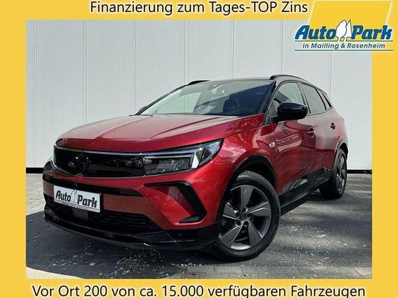 Rubin rot / dach schwarz metal Gebraucht 2023 Opel Grandland X GS Line SUV | 25.977 € (Fairer Preis) - Bild 1/3