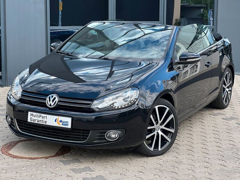 Schwarz Gebraucht 2012 VW Golf Cabriolet S Cabrio | 7.999 € (Etwas zu teuer) - Bild 1/4