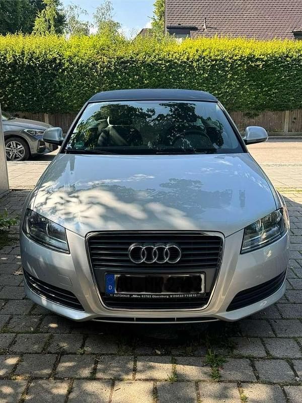 Silber Gebraucht 2009 Audi A3 Cabriolet Sport Cabrio | 8.490 € (Fairer Preis) - Bild 1/4