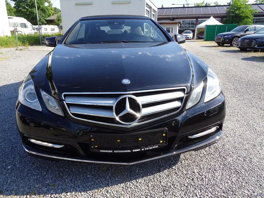Brugt Mercedes E200 184 HK (135 kW) 2011 Sort Cabriolet