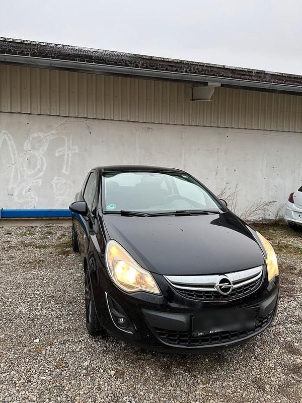 Schwarz Gebraucht 2011 Opel Corsa Kleinwagen | 1.350 € (Superpreis) - Bild 1/4