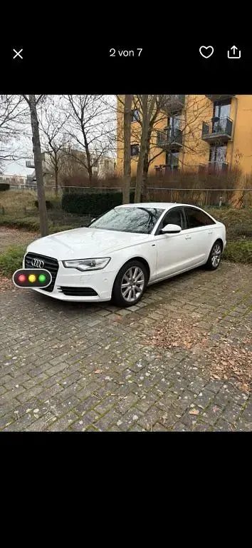 Używany Audi A6 S-Line 310 KM (228 kW) 2014 Biały Sedan/Limuzyna