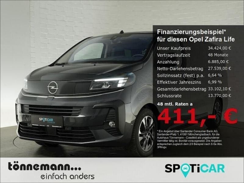 Grau Gebraucht 2024 Opel Zafira Life Edition Van | 34.424 € (Superpreis) - Bild 1/4