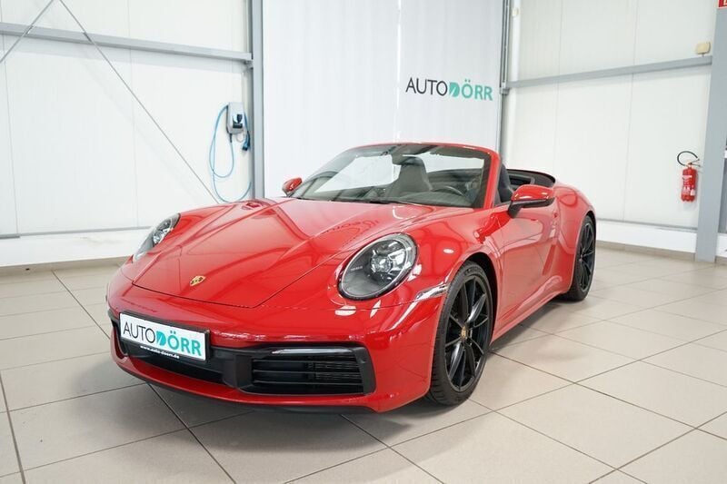 Rot Gebraucht 2020 Porsche 911 Carrera 4S Cabriolet Cabrio | 128.900 € (Fairer Preis) - Bild 1/4