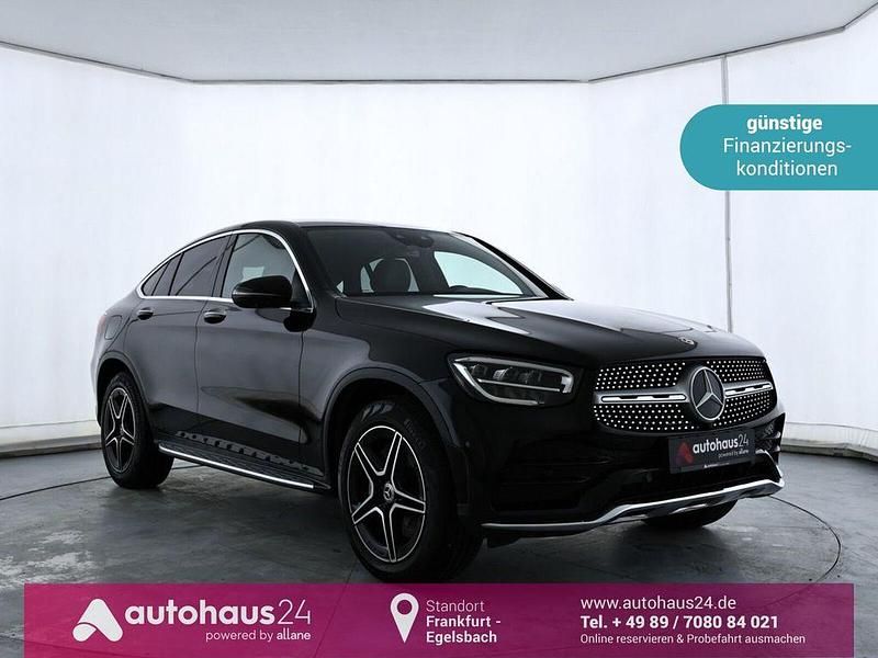Schwarz Gebraucht 2021 Mercedes GLC300 AMG line SUV | 41.270 € (Fairer Preis) - Bild 1/4
