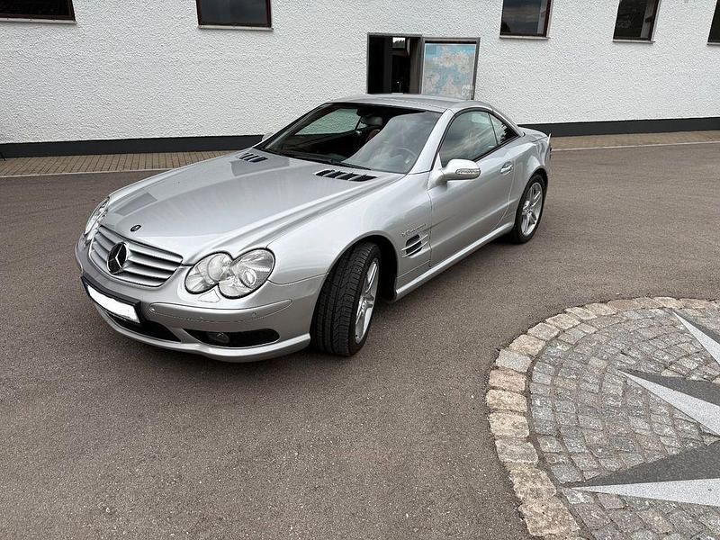 Silber Gebraucht 2002 Mercedes SL55 AMG AMG Cabrio | 31.900 € (Teuer) - Bild 1/4