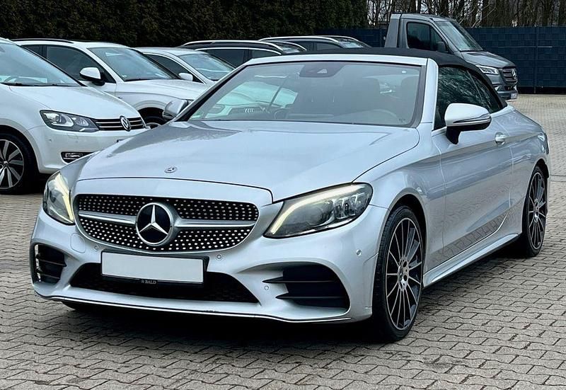 Gebraucht Mercedes C200 AMG line 184 PS (135 kW) 2020 Silber Cabrio