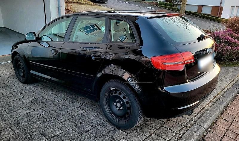 Gebraucht Audi A3 Attraction 102 PS (75 kW) 2009 Schwarz Kleinwagen