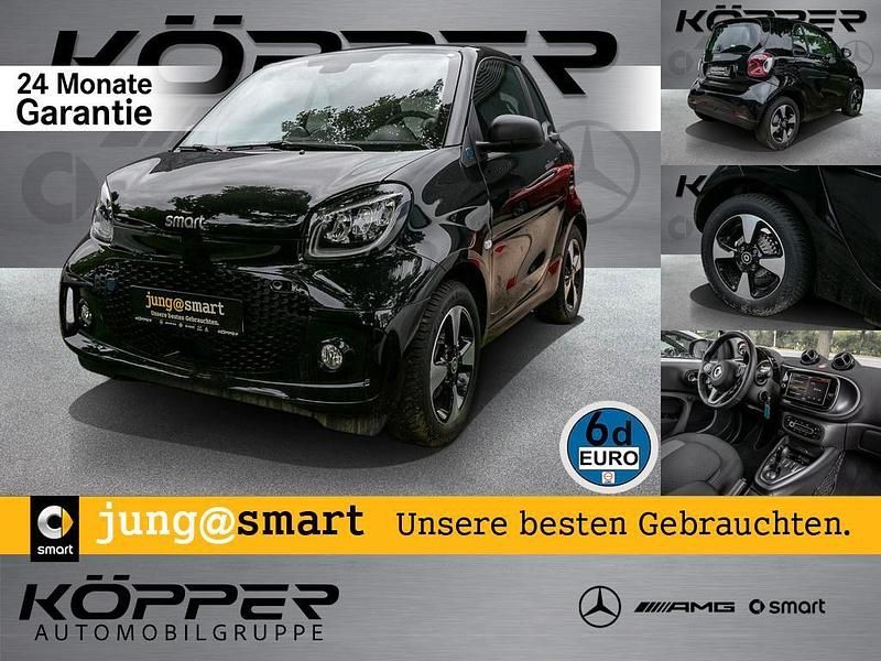 Schwarz Gebraucht 2023 Smart ForTwo Electric Drive Exclusive Kleinwagen | 16.450 € (Fairer Preis) - Bild 1/4