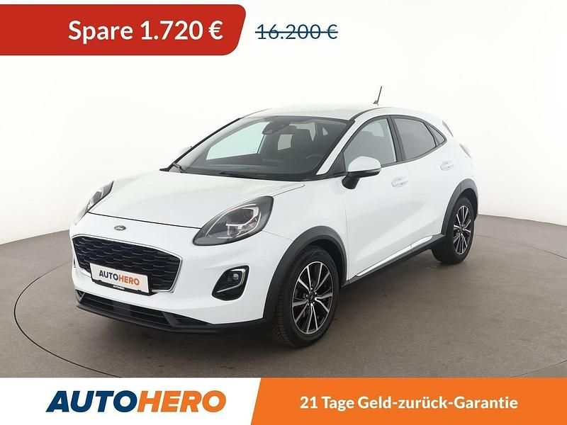 Weiß Gebraucht 2020 Ford Puma Titanium SUV | 14.480 € (Superpreis) - Bild 1/3