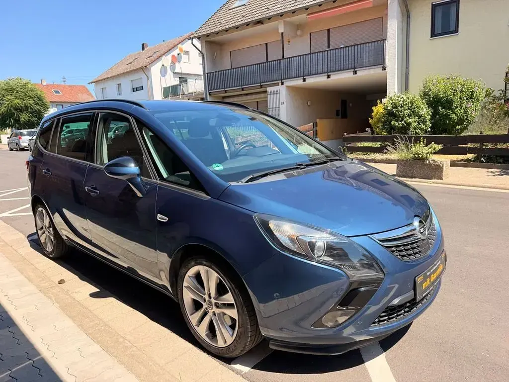 Gebraucht Opel Zafira Tourer Style 170 PS (125 kW) 2015 Blau Van / Kleinbus