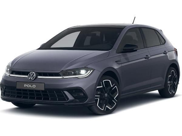 Grau (rauchgrau metallic / schwarz) Neu 2025 VW Polo R-line Kleinwagen | 34.020 € - Bild 1/4