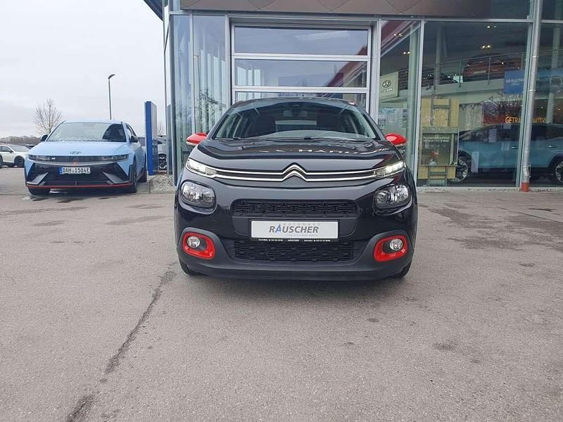 Gebraucht Citroën C3 Feel 110 PS (80 kW) 2018 Perla nera schwarz metallic Kleinwagen