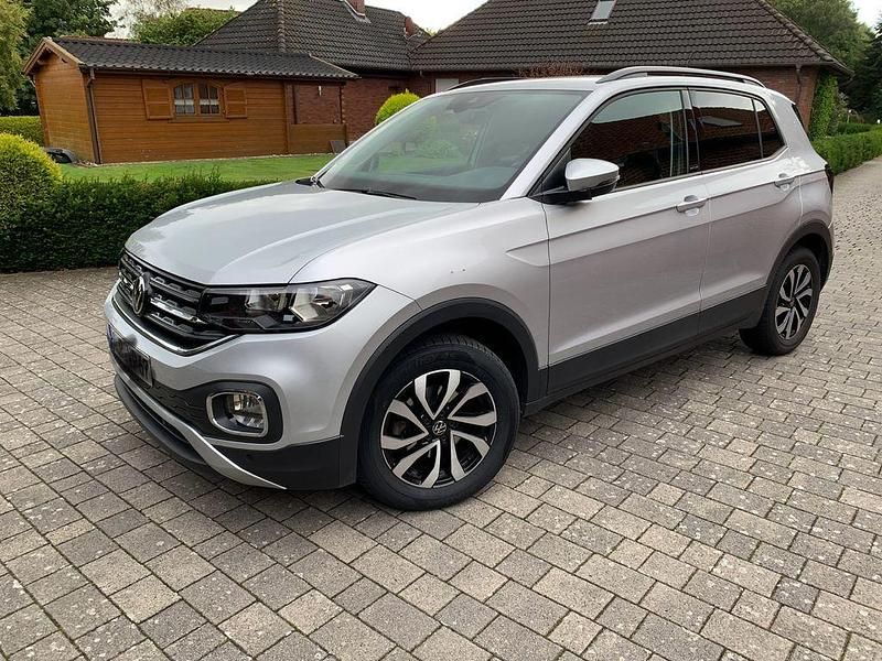 Silber Gebraucht 2021 VW T-Cross SUV | 19.000 € (Guter Preis) - Bild 1/4
