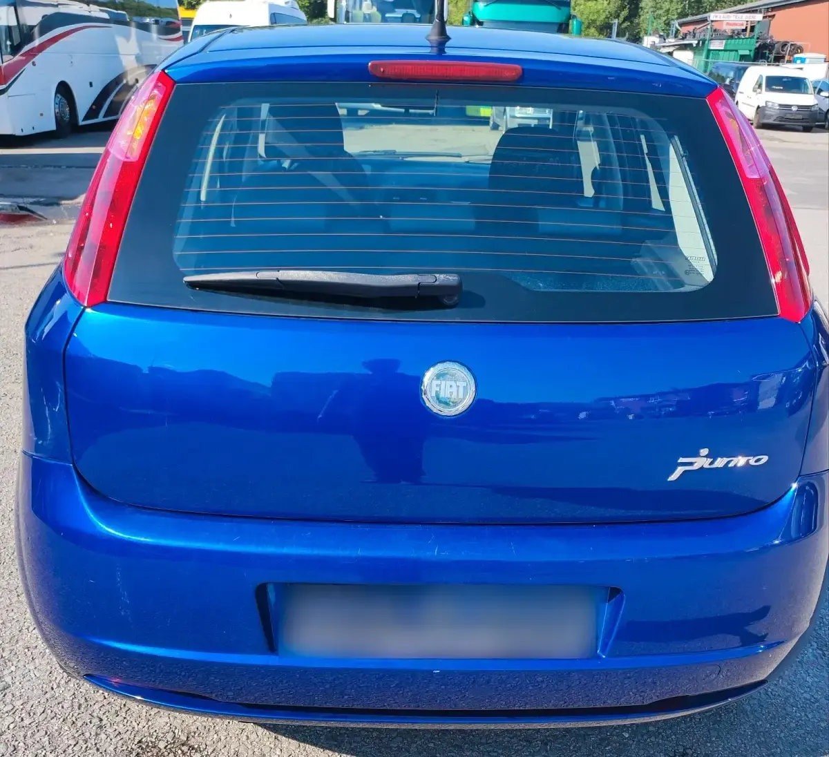 Gebraucht Fiat Grande Punto 77 PS (56 kW) 2007 Blau Kleinwagen