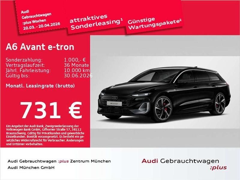 Gebraucht Audi A6 e-tron S-Line 314 kW (428 PS) 2025 Mythosschwarz metallic Kombi