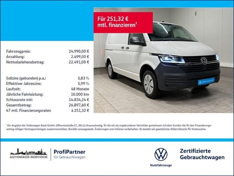 Candyweiß Gebraucht 2022 VW T6.1 Van | 24.500 € (Superpreis) - Bild 1/4