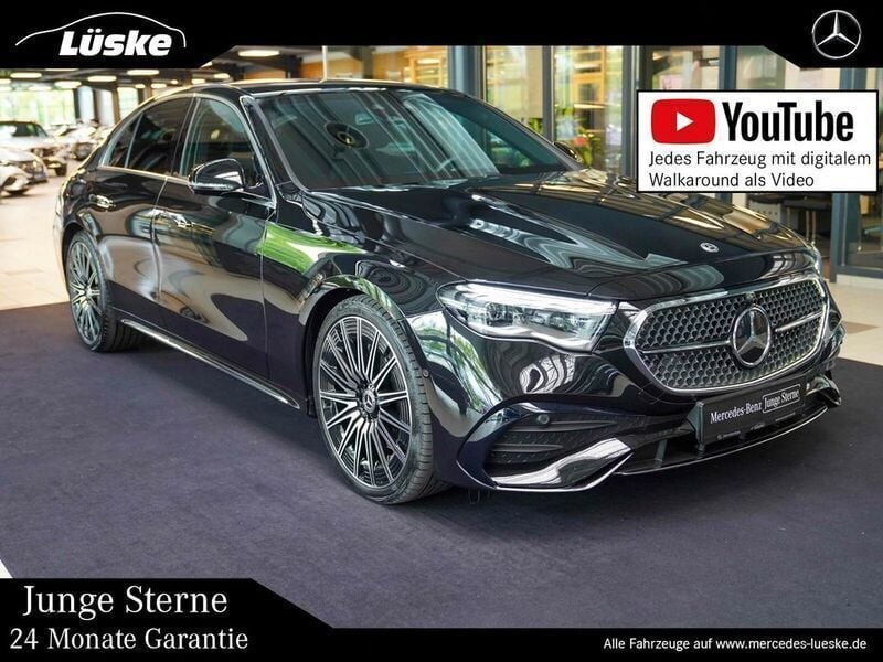 Schwarz Gebraucht 2024 Mercedes E450 AMG line Limousine | 77.900 € (Fairer Preis) - Bild 1/4