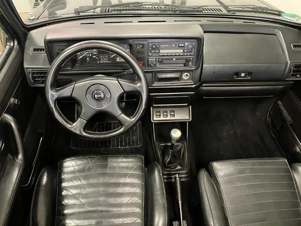 Gebraucht VW Golf Cabriolet 98 PS (72 kW) 1990 Schwarz Cabrio