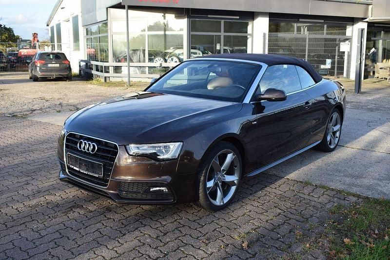 Braun Gebraucht 2016 Audi A5 Cabriolet S-Line Cabrio | 15.980 € (Fairer Preis) - Bild 1/4