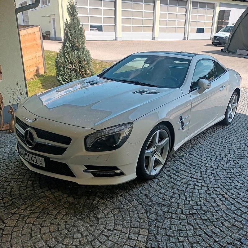Weiß Gebraucht 2014 Mercedes SL500 Cabrio | 53.000 € (Fairer Preis) - Bild 1/4