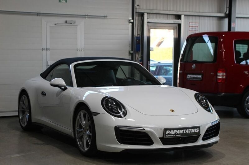 Weiß Gebraucht 2017 Porsche 911 Carrera 4 Cabriolet Cabrio | 89.990 € - Bild 1/4