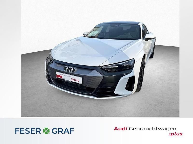 Ibisweiß Gebraucht 2023 Audi e-tron GT quattro Ambiente Limousine | 54.890 € - Bild 1/4