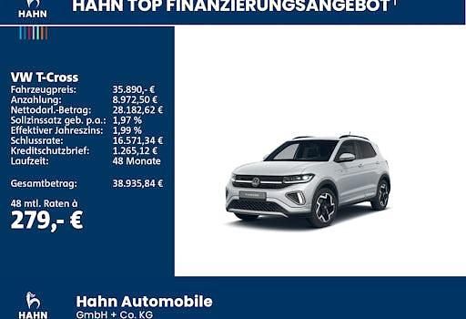 Neu VW T-Cross R-line 116 PS (85 kW) 2026 Silber SUV