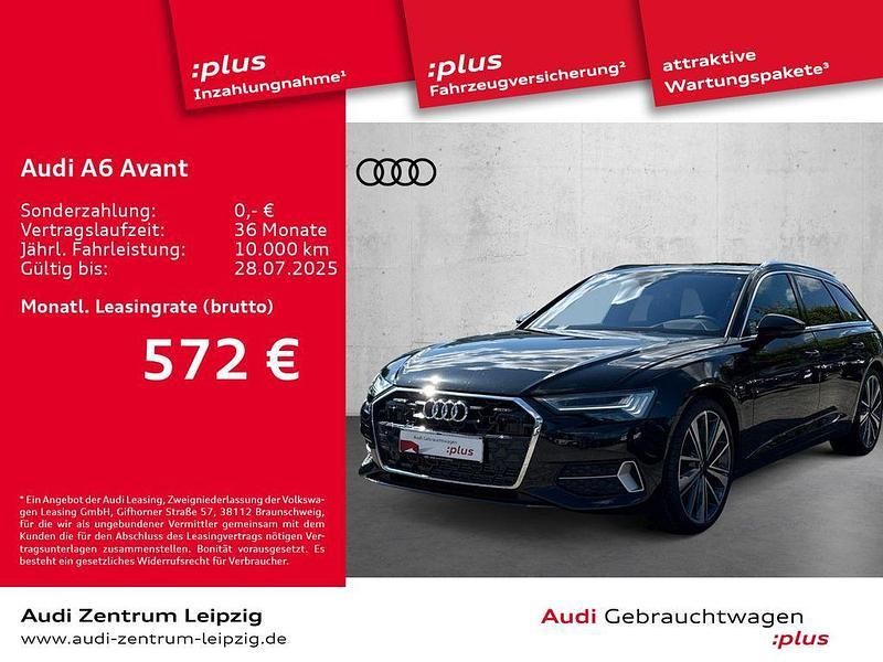 Mythosschwarz metallic Neu 2024 Audi A6 Ambiente Kombi | 66.660 € (Superpreis) - Bild 1/1