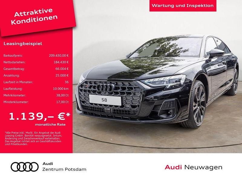 Sebringschwarz Neu 2025 Audi S8 Advanced Limousine | 179.999 € - Bild 1/4
