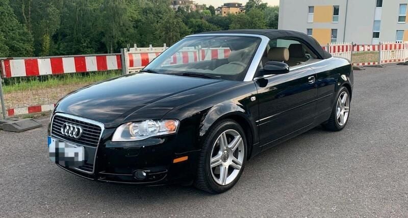 Schwarz Gebraucht 2008 Audi A4 Cabriolet Cabrio | 6.500 € - Bild 1/4