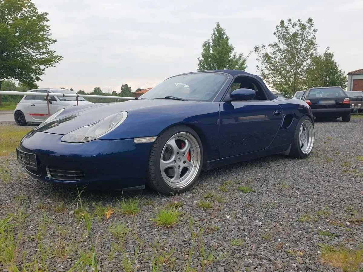 Brugt Porsche Boxster S 252 HK (185 kW) 2002 Blå Cabriolet