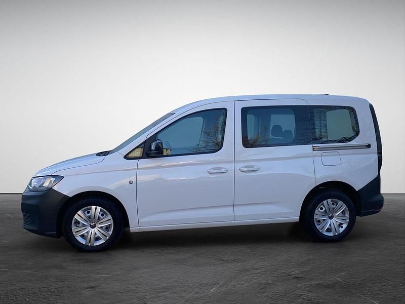 Gebraucht VW Caddy Basis 102 PS (75 kW) 2021 Grau (indiumgrau metallic) Van / Kleinbus