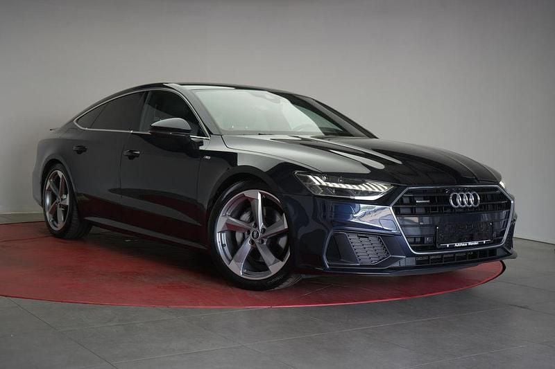 Blau Gebraucht 2021 Audi A7 S-Line Kleinwagen | 43.990 € (Superpreis) - Bild 1/4
