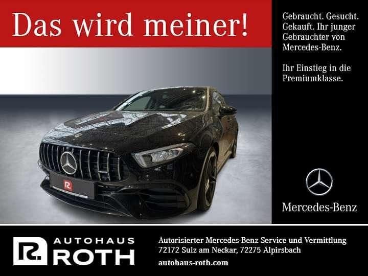 Schwarz Gebraucht 2021 Mercedes A45 AMG AMG Limousine | 46.290 € (Superpreis) - Bild 1/4