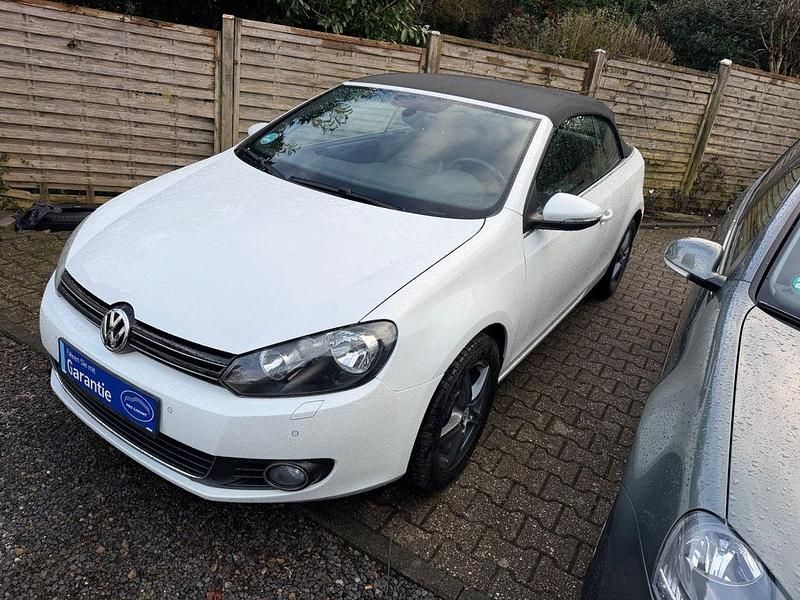 Weiß Gebraucht 2013 VW Golf Cabriolet Life Cabrio | 7.900 € (Superpreis) - Bild 1/4